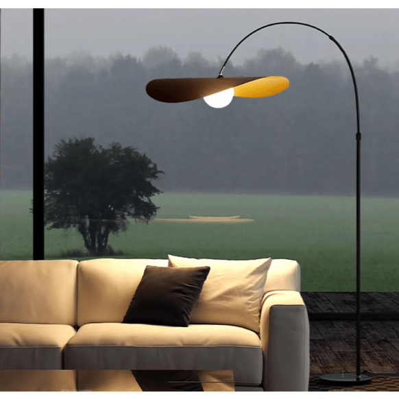 Wabi Sabi Collection | Modern Floor Lamp with Handmade Design & Adjustable Height | Soothing Ambient Lighting for Living Room 3